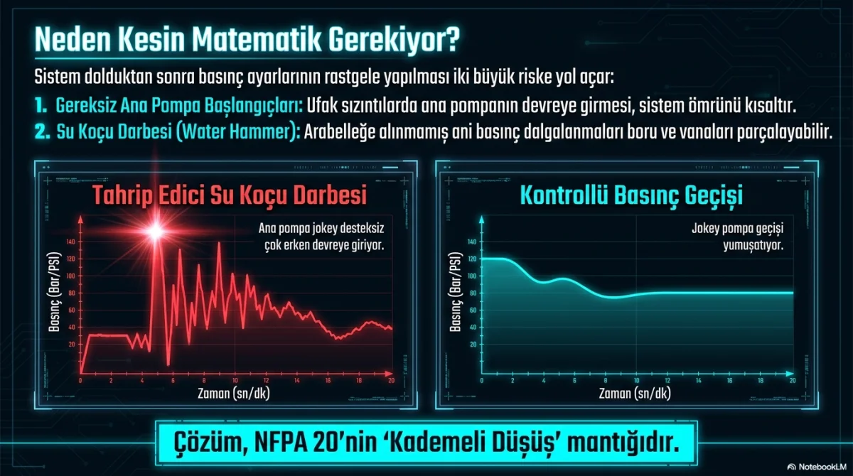Tahrip edici su koçu darbesi ile kontrollü basınç geçişi karşılaştırması