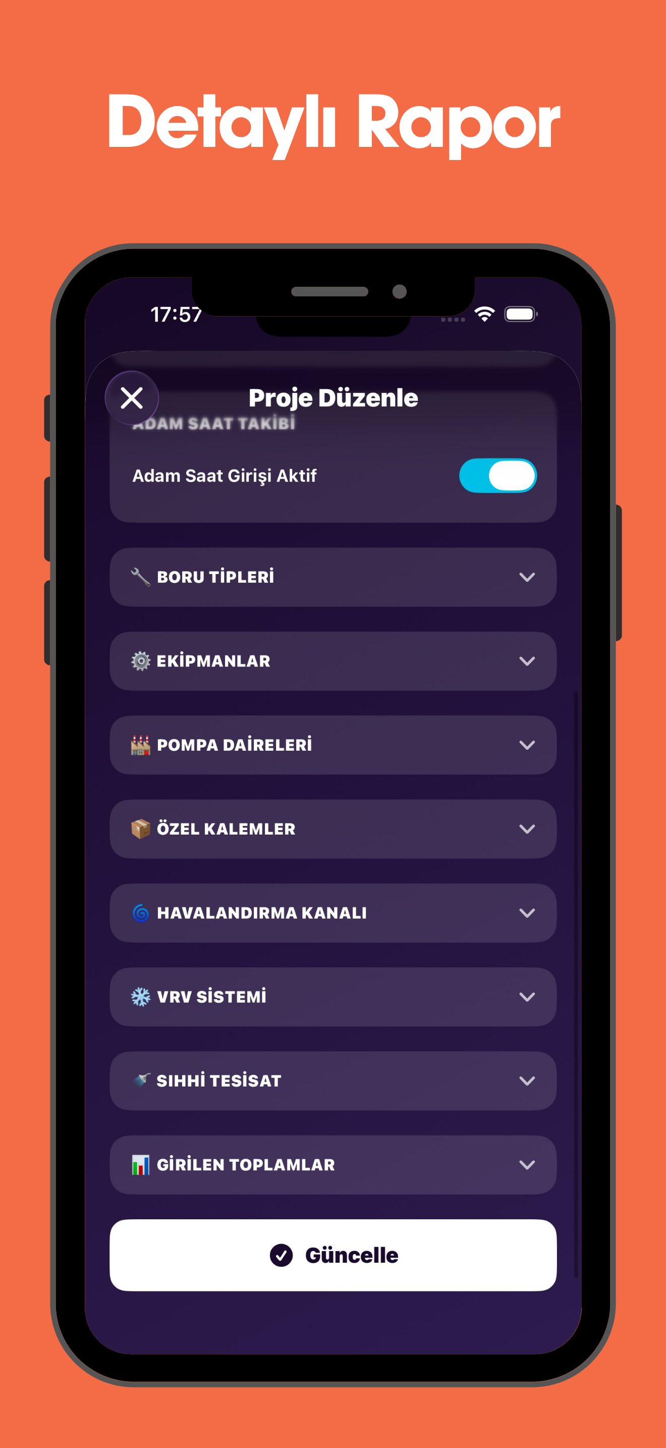 Santiye Takip proje detay